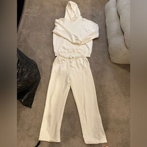 Women's Cream Sweatpants set from Elwood.